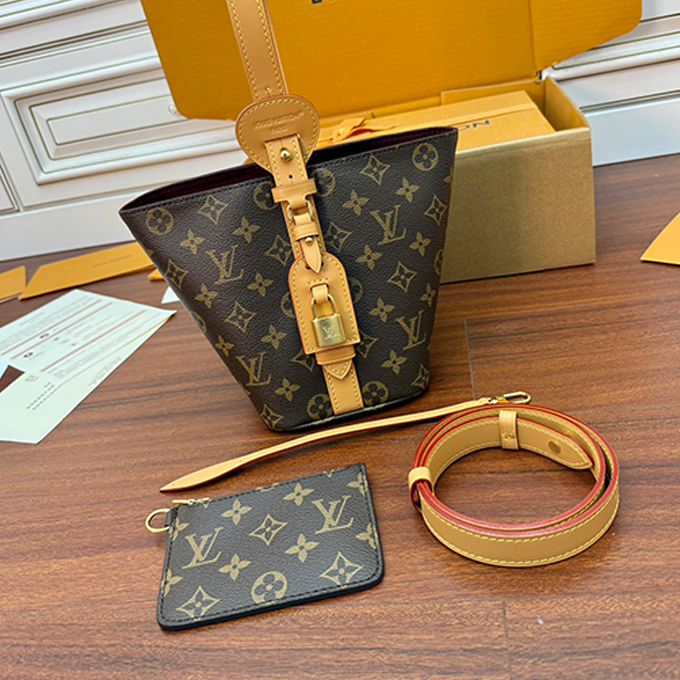 lv louis vuitton all in bb bucket bag #m12925